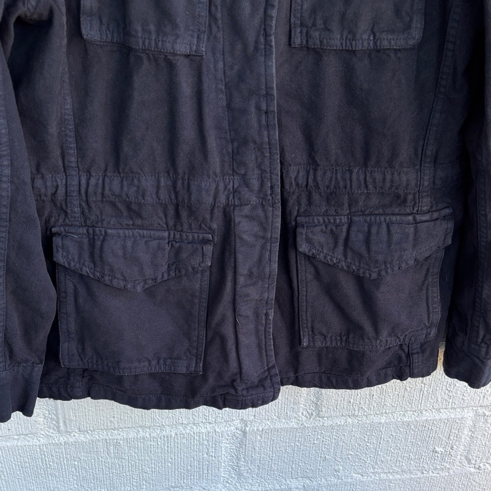 Sundry Utility Cotton Street Navy Blue Utility Jacket sz L/12 - Picture 6 of 9